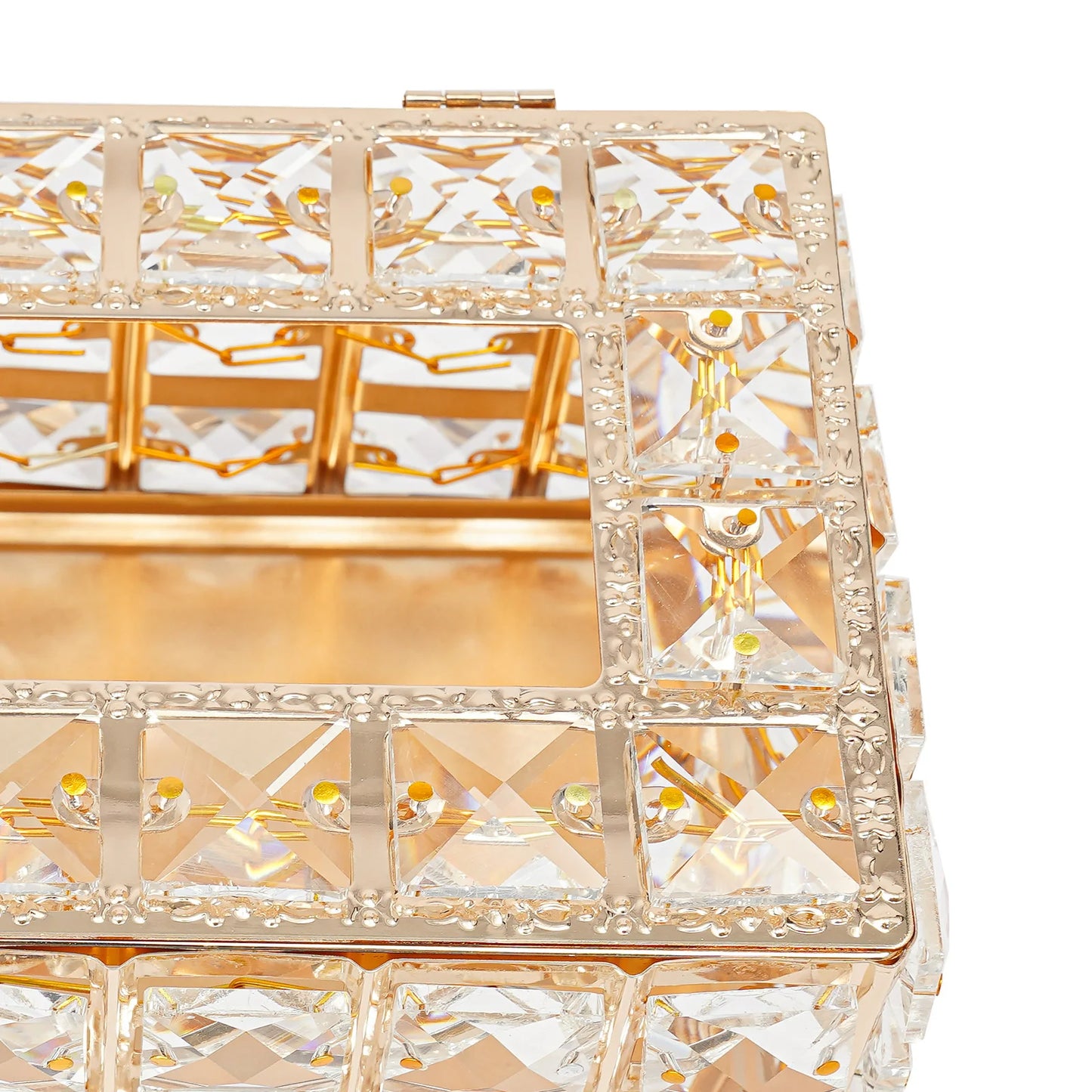 Paper Box, Crystal Tissue Box, Crystal Napkin Holder