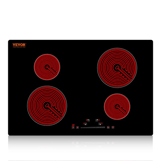 VEVOR Induction Cooktop 2 4 5 Burners Ceramic Glass