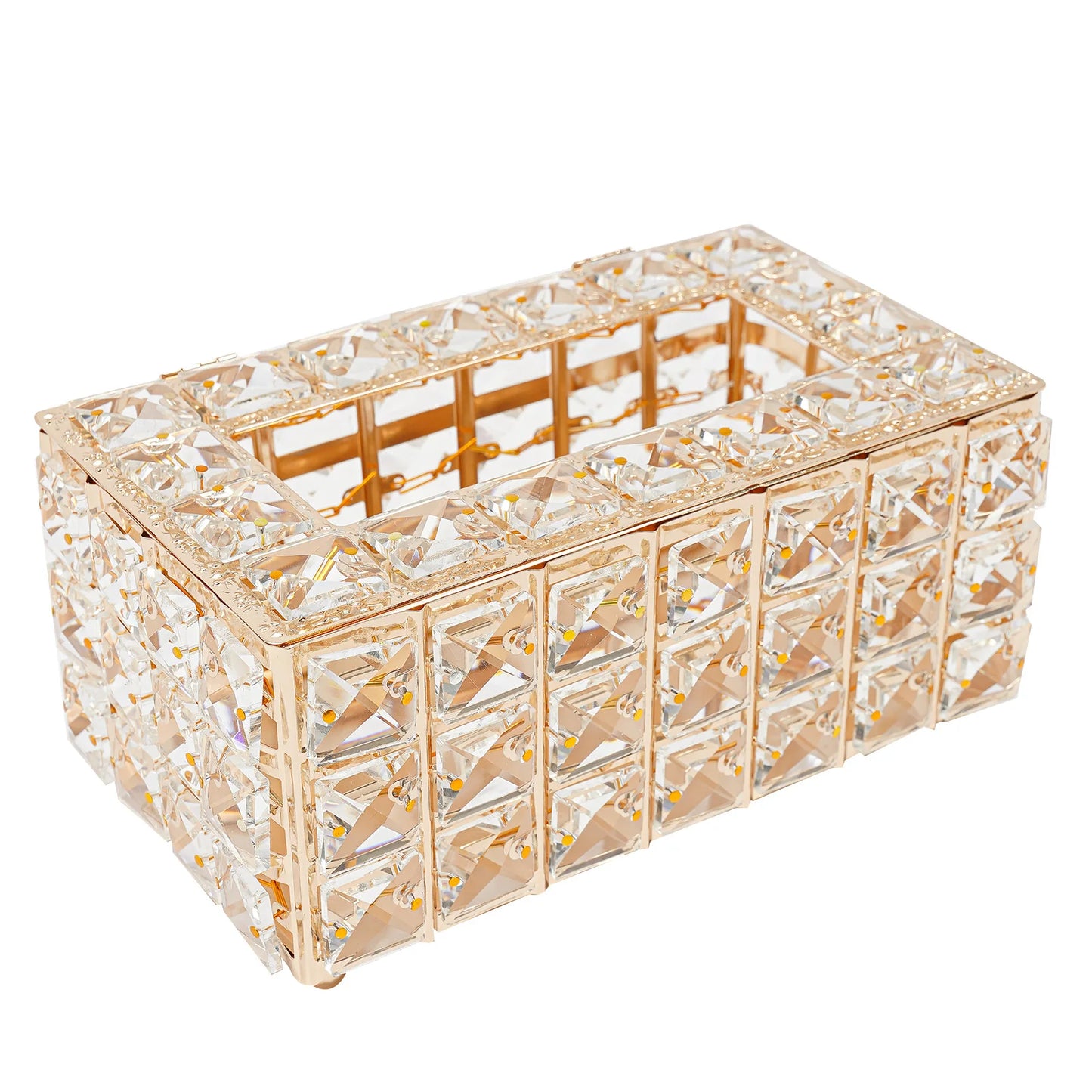 Paper Box, Crystal Tissue Box, Crystal Napkin Holder