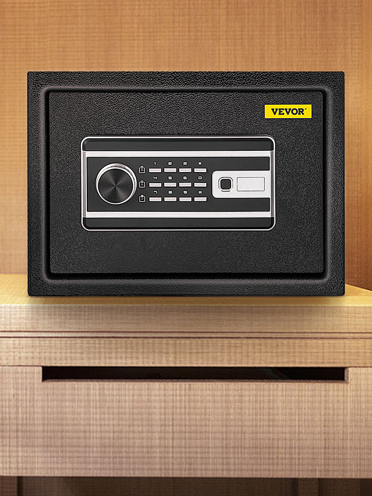 SucceBuy Fingerprint Locks Safe Deposit Box 0.8/1.7/2.1 Cubic Feet Digital Electronic Secret Hidden Piggy Bank for Money Guns