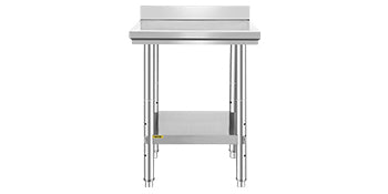 SucceBuy Stainless Steel Kitchen Workbench With Undershelf